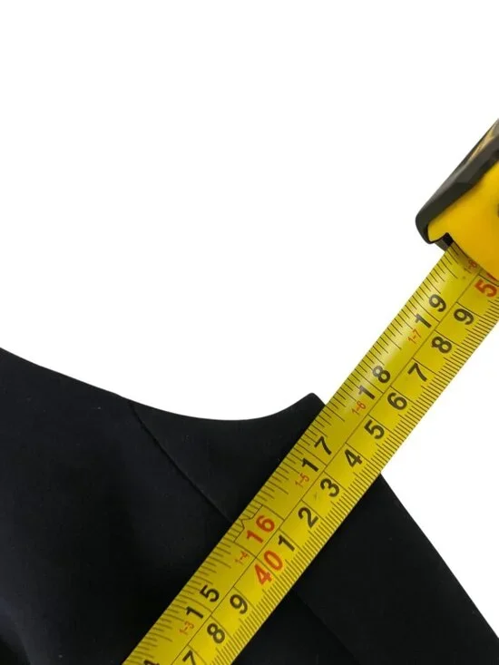 Zara Womens Vest M Blue Waistcoat Gold Buttons Double Breasted 8144/656 NWT - Picture 13 of 15